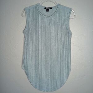 Sabina Musayev Gray Pleated Tee